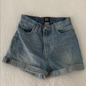 urban outfitters mom high-rise denim shorts